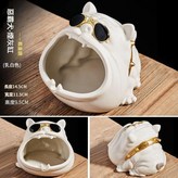 惡霸狗墨鏡款菸灰缸 - 乳白色 × 1個