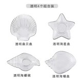 透明-無金邊,大海螺盤-獨立包裝 × 1個