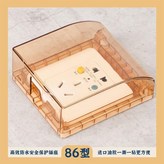 茶色86型家裝粘貼款 不含插座 × 1個