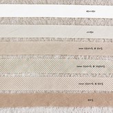 1mm스트라이프-브라운 × 1개