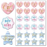 01性別貼紙（ＢＯＹ＆ＧＩＲＬ）共24張 × 1個