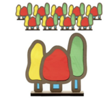 빨강 노랑 파랑 초록(셀로판지)