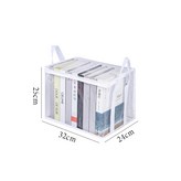 書本收納袋【透明白邊】中號 × 1個