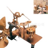 金屬鼓風車金色,1個裝 × 1個