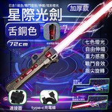 古銅色光劍【內置電池 七彩燈光 手指旋轉】:如圖 × 1個