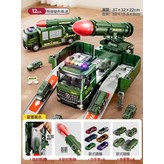 洲際導彈變形彈射導彈車 4合金軍事6合金小車 禮盒 × 1個