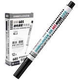 605 黑色 一盒12支入 × 1包
