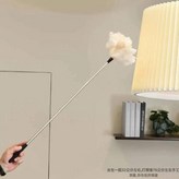 迷你伸縮駝羽撣珍珠白色 × 1個