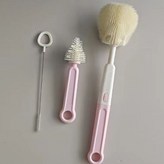 扁淡粉色 矽膠3件套 × 1個