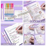 1支裝 隨機圖案花色, 塗鴉-標記-筆記-手賬 多功能曲線筆 × 1個