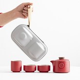 紅色黑陶旅行茶具:如圖所示178 × 1個