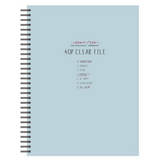 스카이 블루색 파일