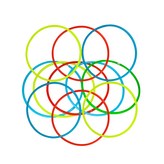 혼합색상 링 × 8개