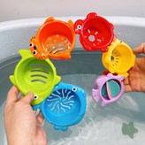 魚形排列6層疊疊杯 × 1個