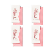 핑크 색상 × 4개