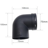 10)75mm elbow × 1개