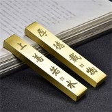 黃銅12*2*1cm上善若水1對 × 1個