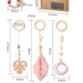 吊墜手鐲套裝粉色 × 1個