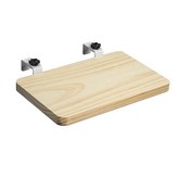 實木本色-白可調掛勾-30cm檯面 × 1個