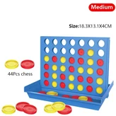 접이식 연결 4 라인 보드 게임 클래식 파티 체스 가족 장난감 조기 교육 퍼즐 어린이 생각 훈련 선물