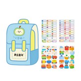 藍款（３０張紙貼／３０張布貼） × 1套