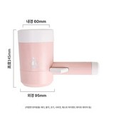 B. 반자동 수동 누름 핑크