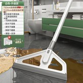 純白款-33cm軟膠條/120cm加長加厚加強杆贈無痕拖把夾:如圖所示 × 1個