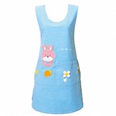 교사용 앞치마 (L) - 블루토끼