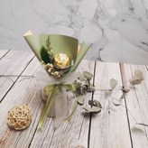 抹茶色包裝,單花束 × 1個
