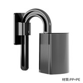 鎖頭造型｜黑色 × 1個