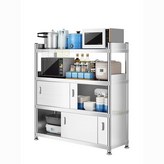 推拉式不銹鋼櫃體寬40長60,三層 高98cm × 1個