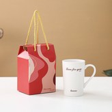 單杯白色+禮盒(60個/箱):301-400ml × 1個