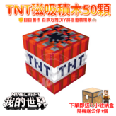 TNT磁吸積木50顆+小收納盒+1個公仔 × 1箱