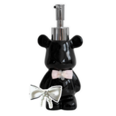 블랙 곰돌이+리본 2개