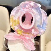 方向盤加棉底花瓣粉蝶座圈:【適合0-5歲】 × 1個