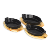 양손 타원 스테이크팬(중) × 1개