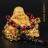 沙金彌勒佛 擺件 貔貅佛珠 - 限價78元 × 1個