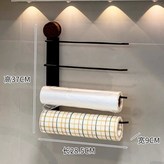 保鮮膜架四桿-黑色 × 1個