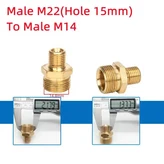 M22 15mm to M14 × 1개