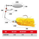 黃色,6cm18g(OPP袋包裝) × 1個