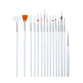 15종브러쉬-화이트 × 1개