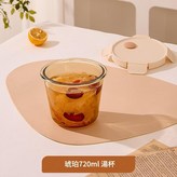 米白大湯杯 - 原色琥珀 × 1套