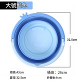 大號摺疊水桶 藍色 × 1個