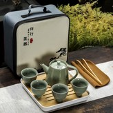 哥窯日式壺圓口杯白盤:如圖所示669 × 1個