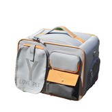 灰色帶捲簾款背包（雙肩+單肩） × 1個