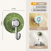吸盤掛鉤綠色（一个装） × 1個