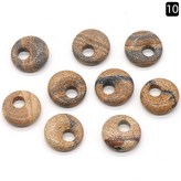 18mm邊孔圖畫石（單顆） × 1個