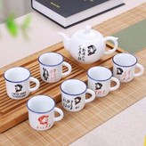 一壺六杯隨機混白色 × 1個