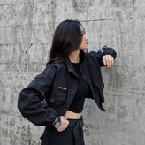 L 블랙 가을 자켓 × 상세 페이지 참고