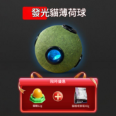 發光貓薄荷球1 貓糖1 貓糧嚐鮮裝40g × 1個